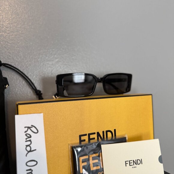 Fendi Way 53MM Rectangular Sunglasses | Brand New With Tags